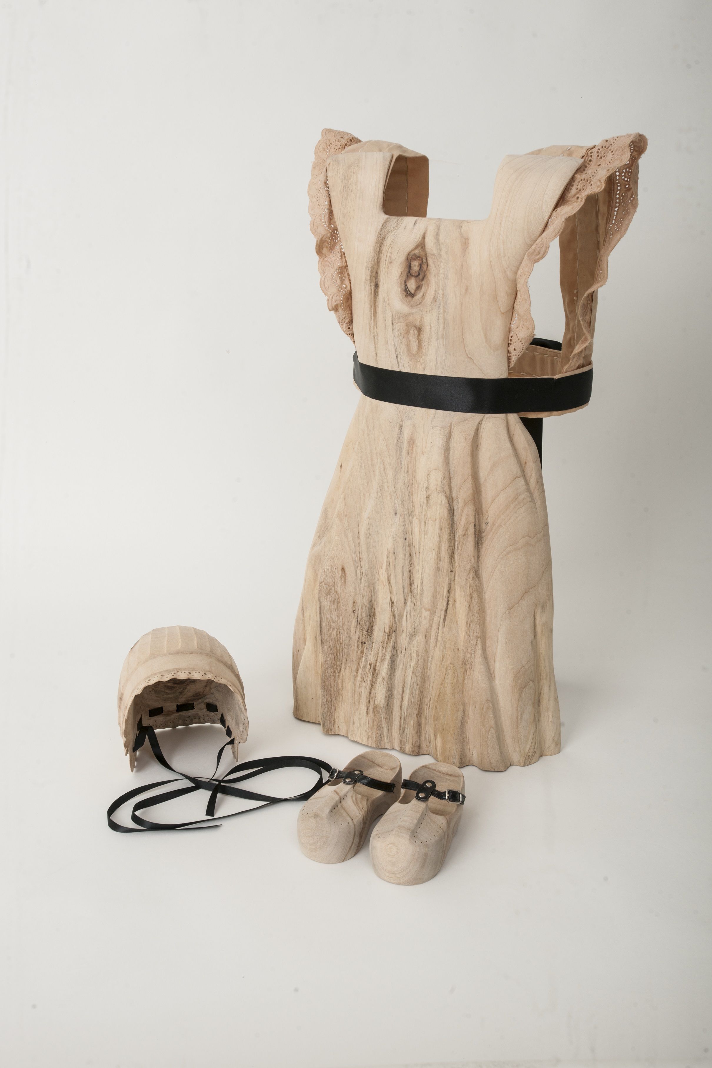 Dressed to Impress by Chris Kelly, camphor laurel wood and other materials